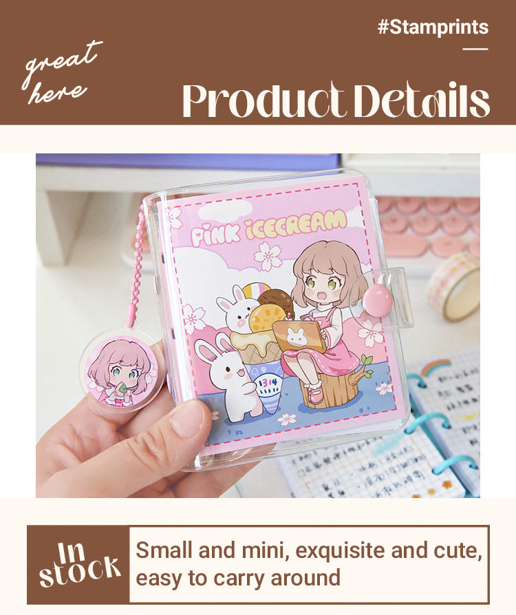 3Characteristics of Kawaii Cartoon Mini Loose-Leaf Journal Notebook1