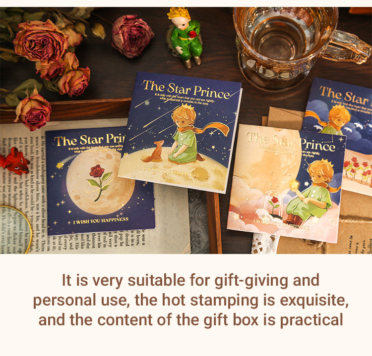 3Characteristics of The Star Prince Cartoon Character Illustration Gift Box Stationery Set 2
