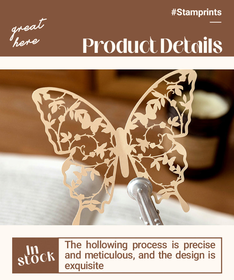 3Hollow Lace Butterfly Decorative Paper Pack1