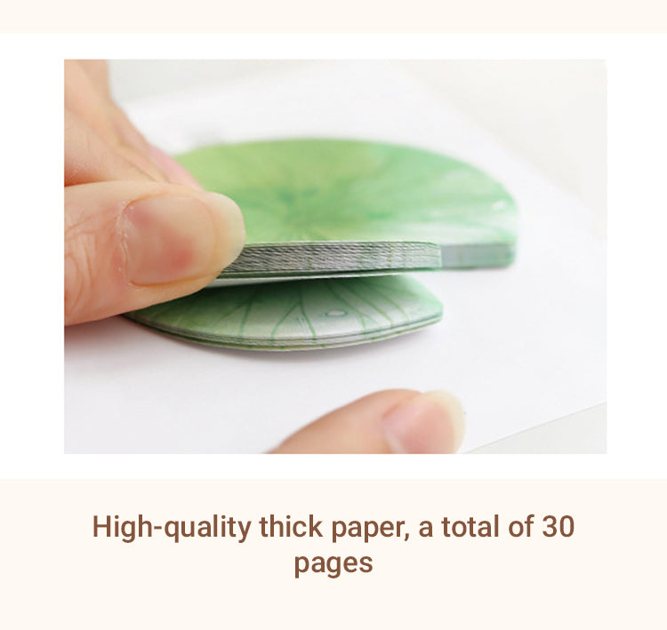 3Refreshing Leaves Plant Sticky Note Pad2