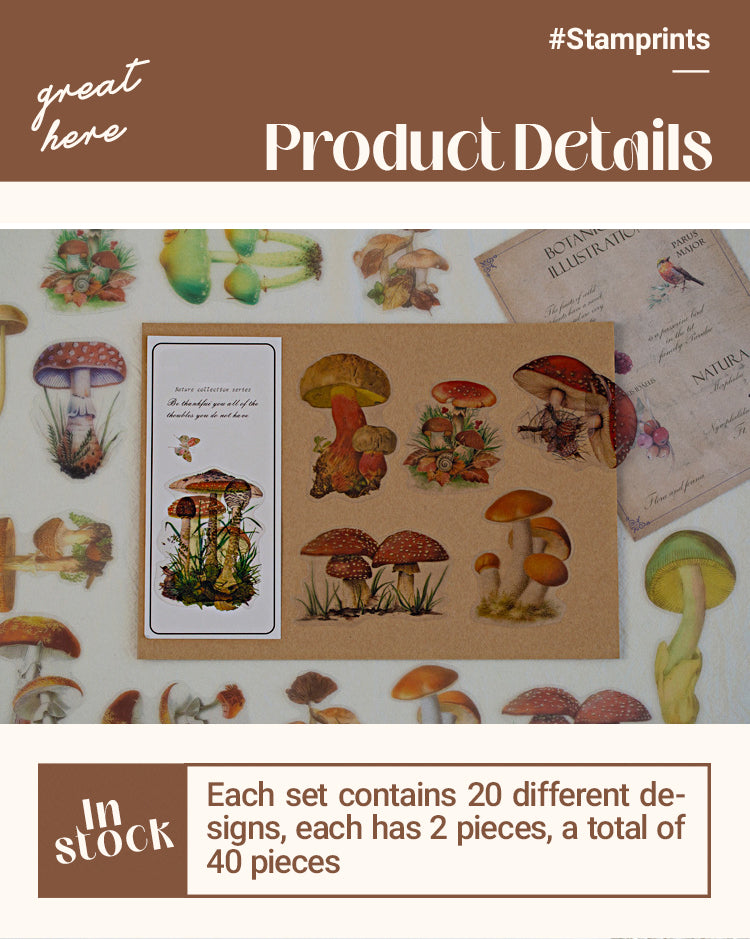 3Specification of Nature Photobook PET Plant Journal Sticker Pack