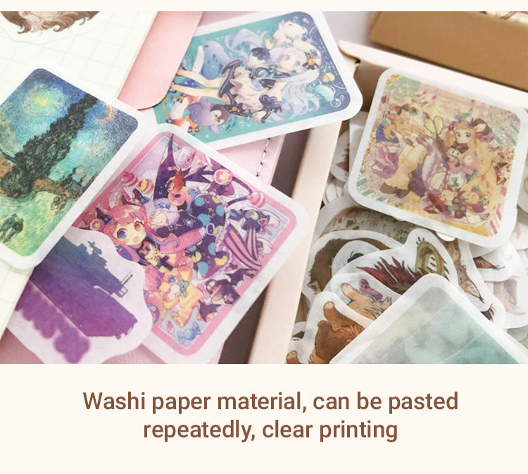 3Vintage Pastel Artistic Decorative Washi Sticker2