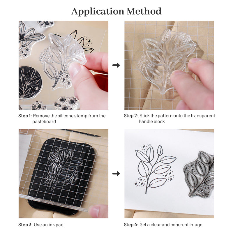 4Acrylic Rubber Silicone Seal Stamping Block