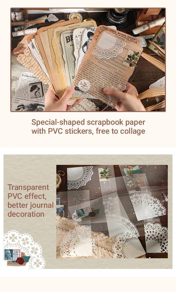 4Book Collection Retro DIY Scrapbook Paper1