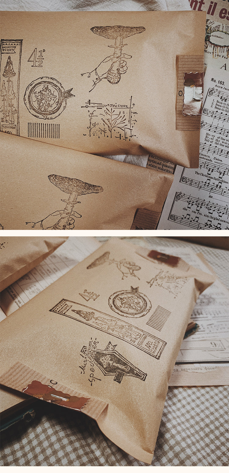 4Details of Bruges Street Shop Vintage Pattern Stamp Material Paper Pack_01