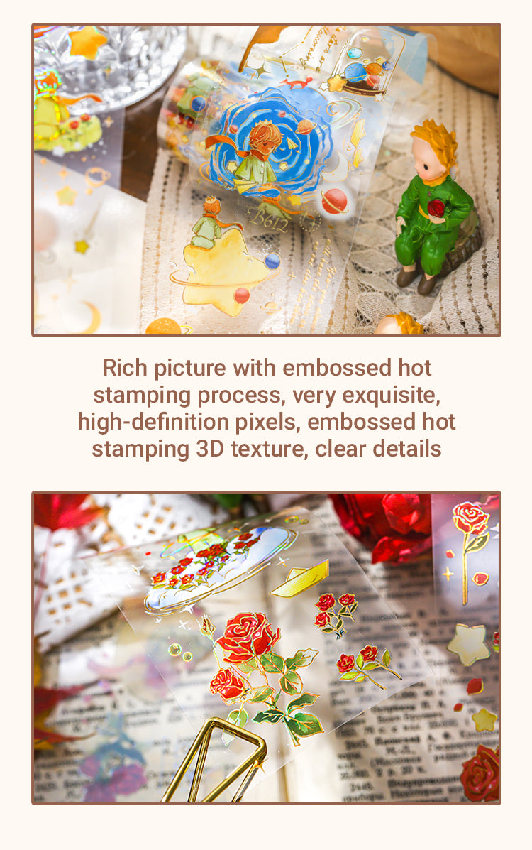 4Details of Cartoon Character Little Prince 3D Relief Tape1