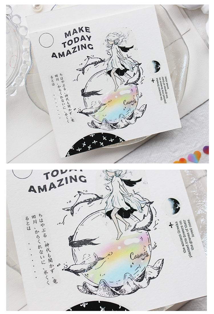 4Details of Cartoon Crystal Ball Rubber Stamp2