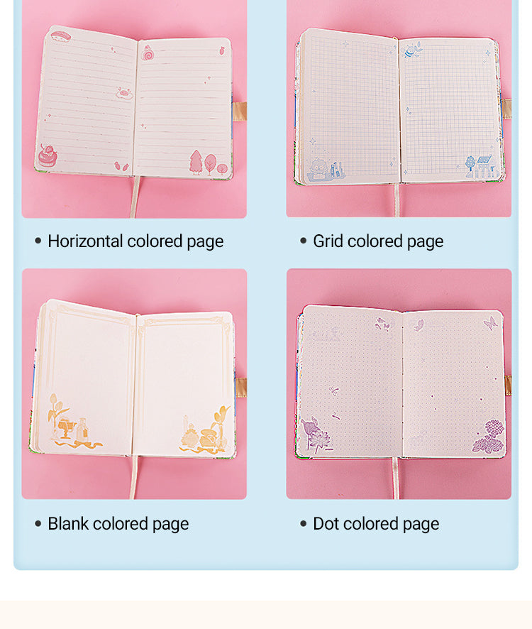 4Details of Cute Cartoon Anime Girl Diary Notebook Set2