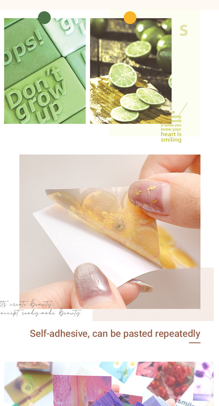4Details of Modern Landscape Mini Washi Paper Book1