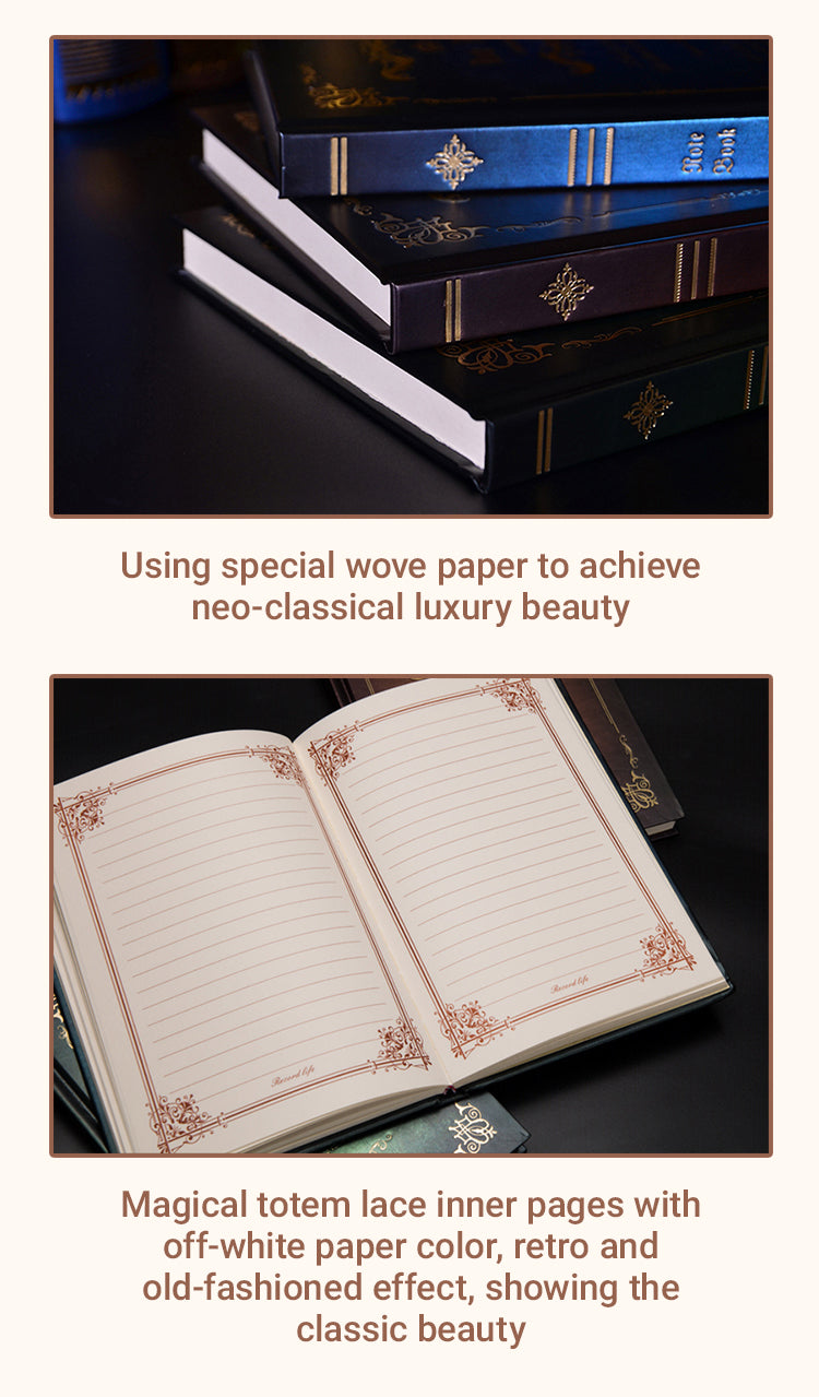 4Details of Retro Literary Magic Notebook1