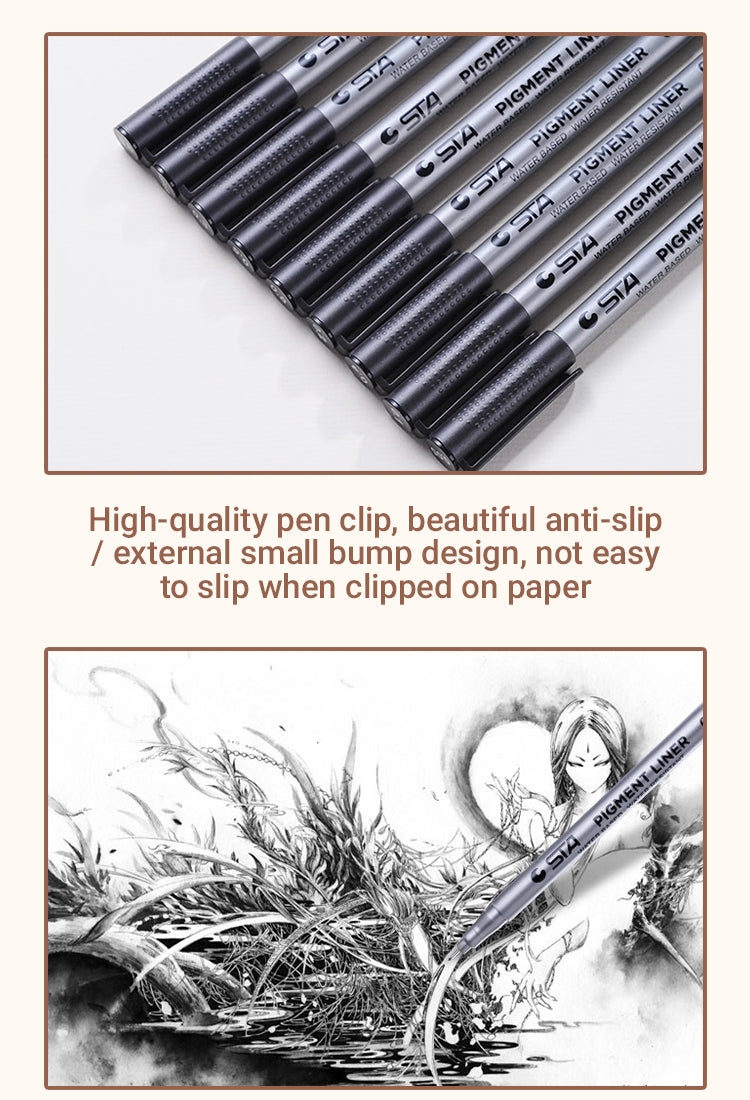 4Details of STA Hand-Paint Waterproof Signature Pen Outline Pen1