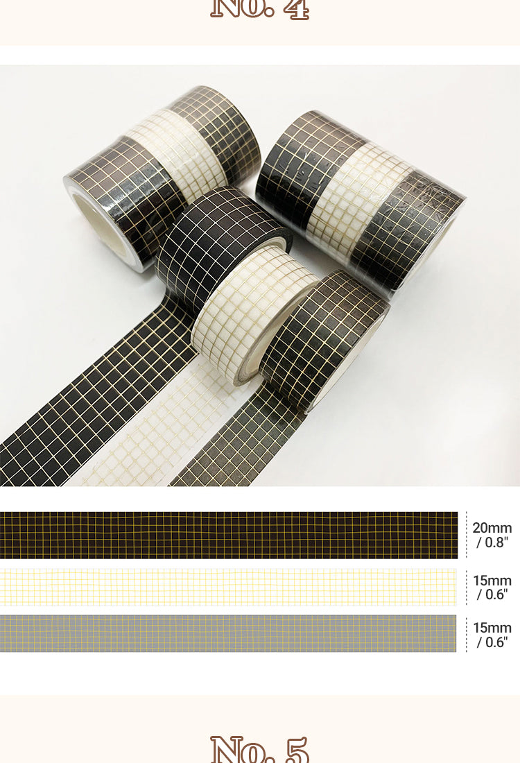 4Fashion Versatile Texture Pattern Washi Tape Set4