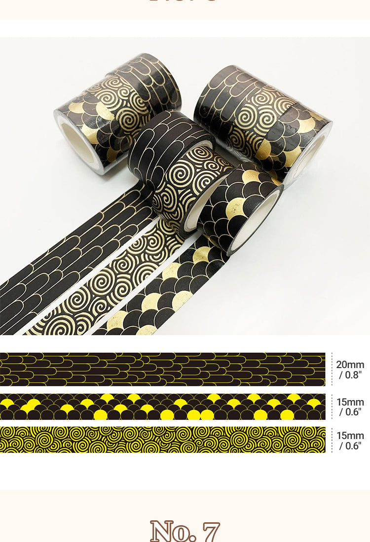 4Fashion Versatile Texture Pattern Washi Tape Set6