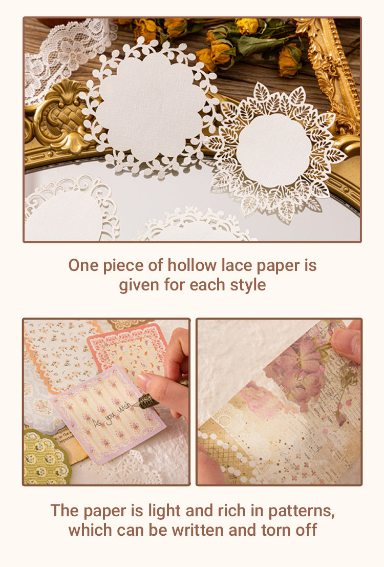 4Lace Showroom Vintage Lace Pattern Scrapbook Paper1