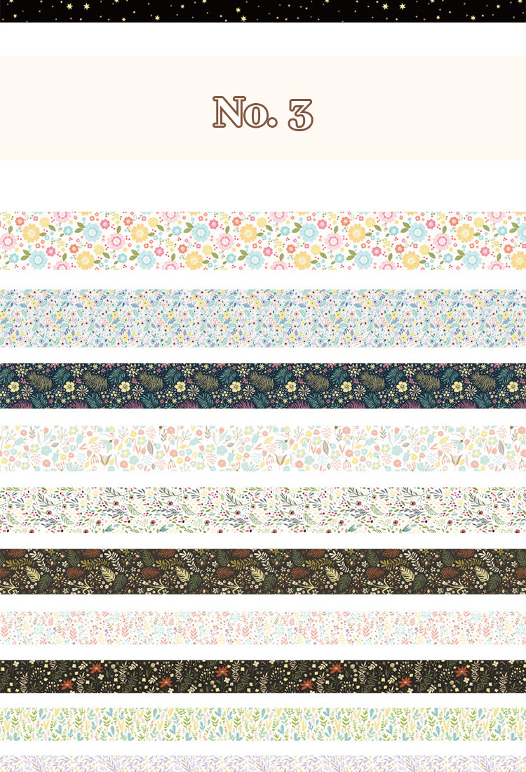 Mysterious World High-Grade Hot Stamping Washi Tape Set