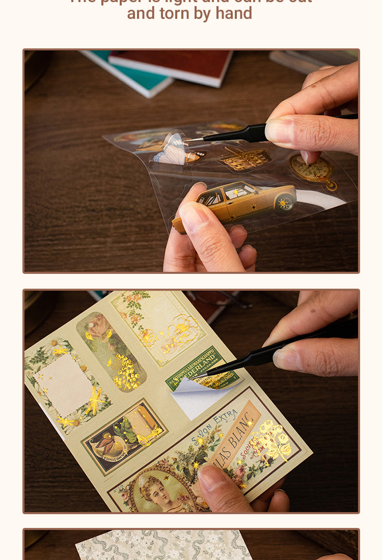 4Victoria's Secret Large Size Floral Pattern Sticker Book2