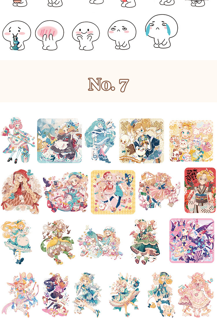 4Vintage Pastel Artistic Decorative Washi Sticker16