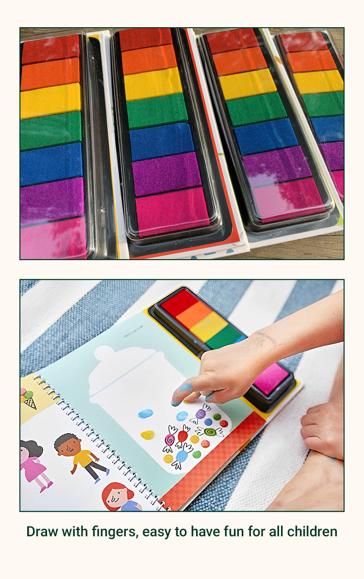 Cute Fingerprint Activities DIY Painting Book