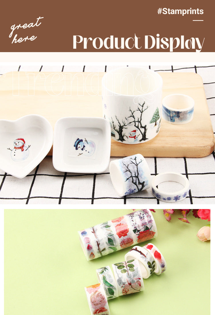 5Aesthetical Chinese Ancient Scenery Boxed Washi Tape Set1