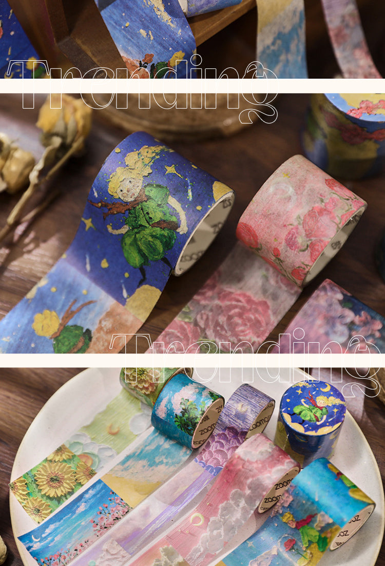 5Beautiful Things The Little Prince Oil Painting Washi Tape2