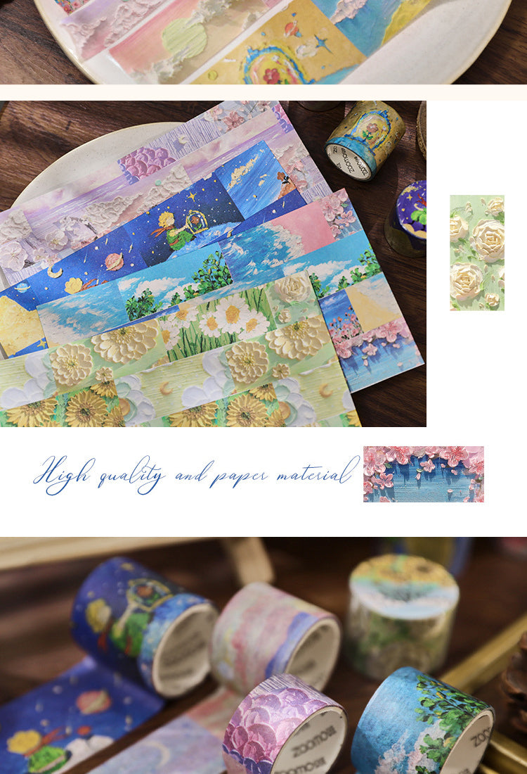 5Beautiful Things The Little Prince Oil Painting Washi Tape3