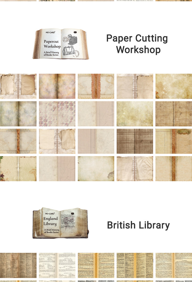 5Brief History of Books Vintage Pages Sticker Pack14