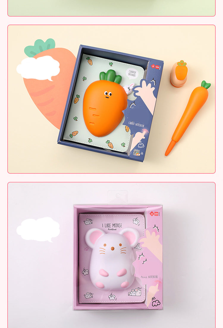 5Cartoon Animal Fruit Stress Relief Notebook4