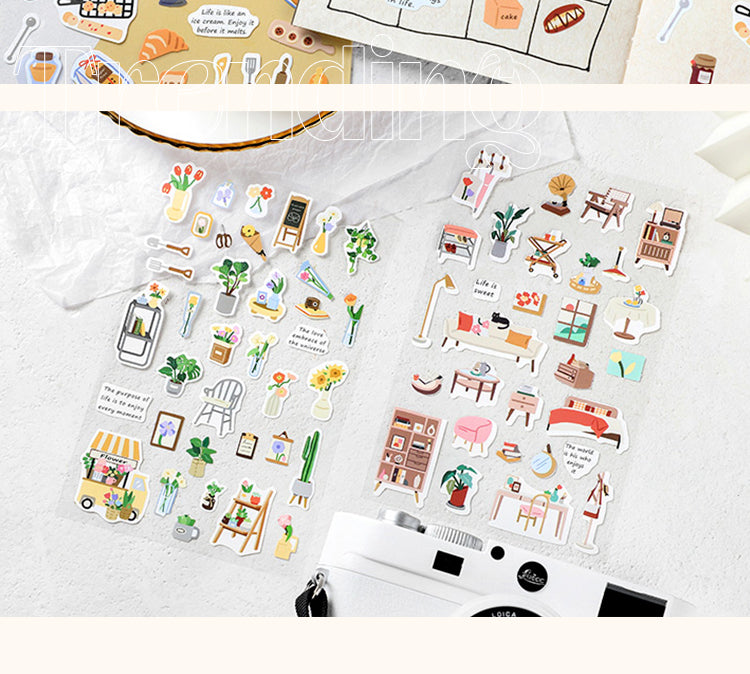 5Daily Objects Small Designs Self-Adhesive Stickers4