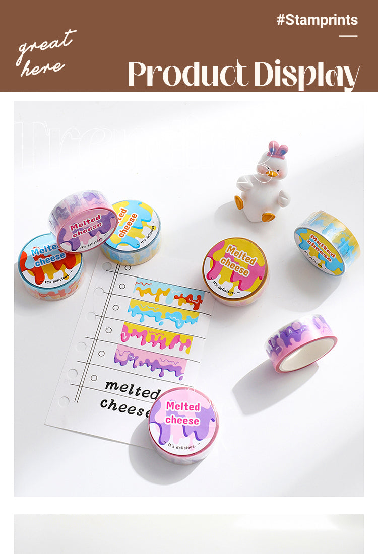 5Dessert Life Cream Cheese Washi & PET Tape1