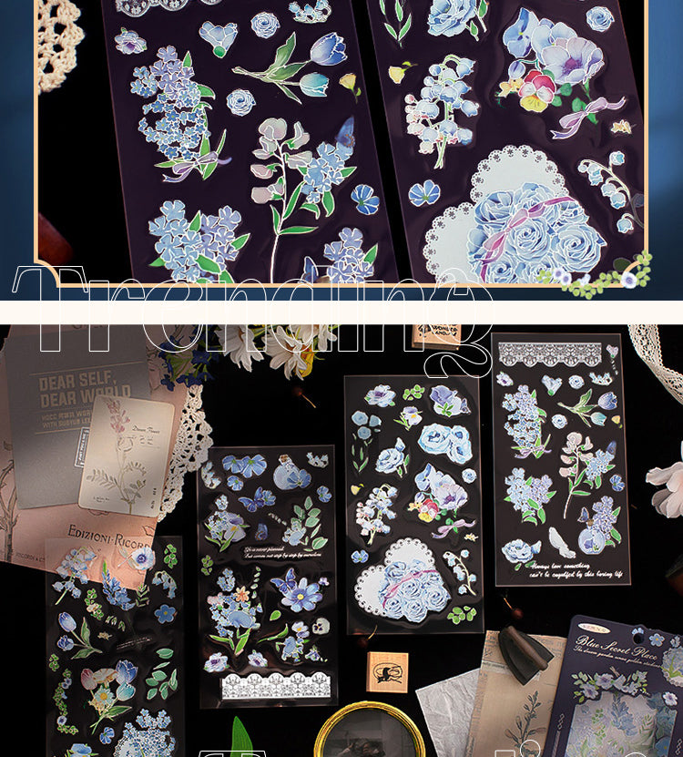 5Dream Garden Vintage 3D Flower Sticker2