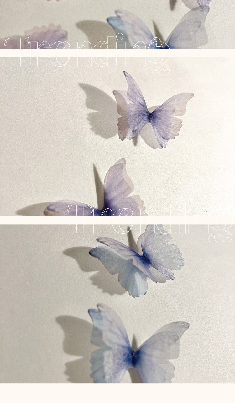 5Dream Translucent Double Layer Decorative Butterfly2