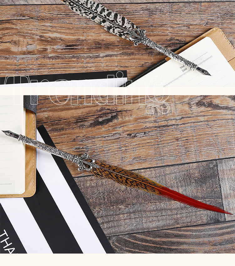 5European Style Vintage Feather Quill Dip Pen2