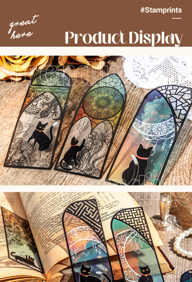 5Helia Black Cat PET Bookmark1