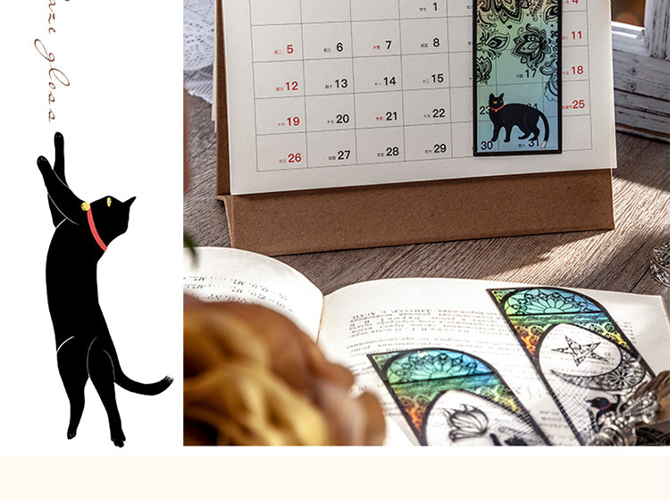 5Helia Black Cat PET Bookmark6