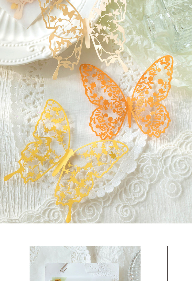 5Hollow Lace Butterfly Decorative Paper Pack7