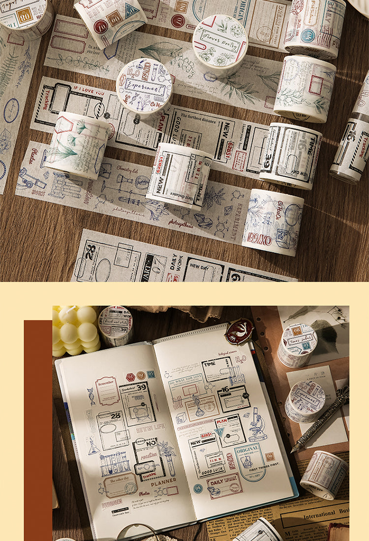 5Inspiration Fragments Simple Vintage Washi Tape2