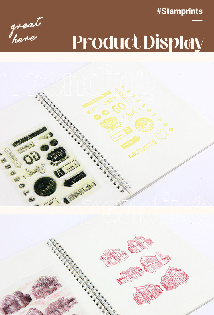 5Plant Scenery Silicone Clear Rubber Stamps1