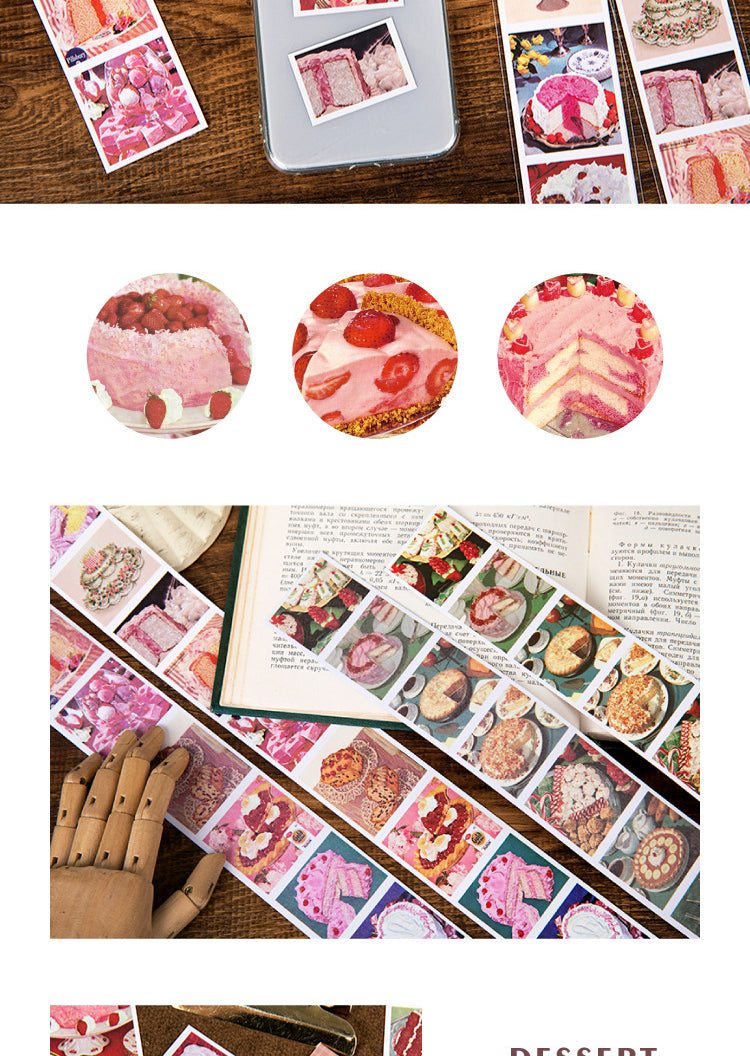 5Product Display of Cake Round-Table Conference Long Strip Sticker6