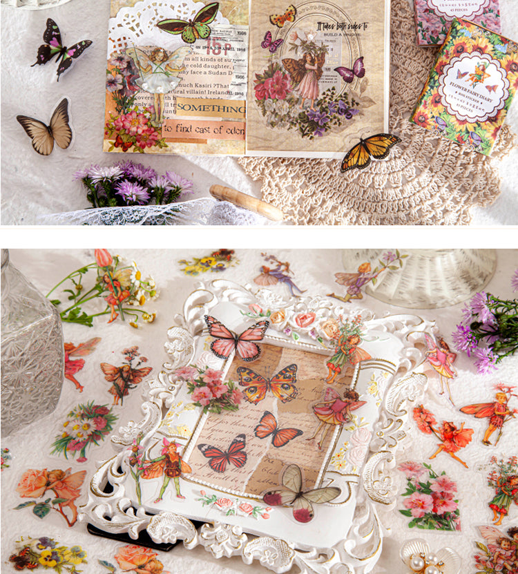 5Product Display of Cute Little Flower Fairy Boxed PET Sticker2