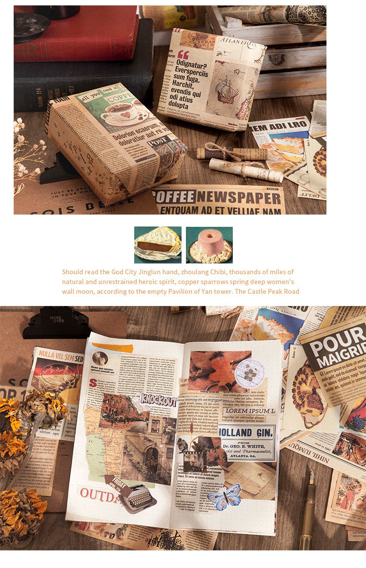 5Product Display of Daily Series Double Sided English Newspaper Material Paper_04