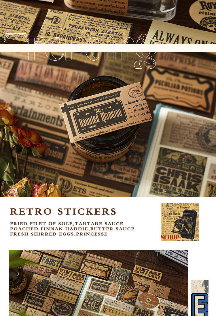 5Product Display of Find the Memory Retro Ins Style Sticker Pack2