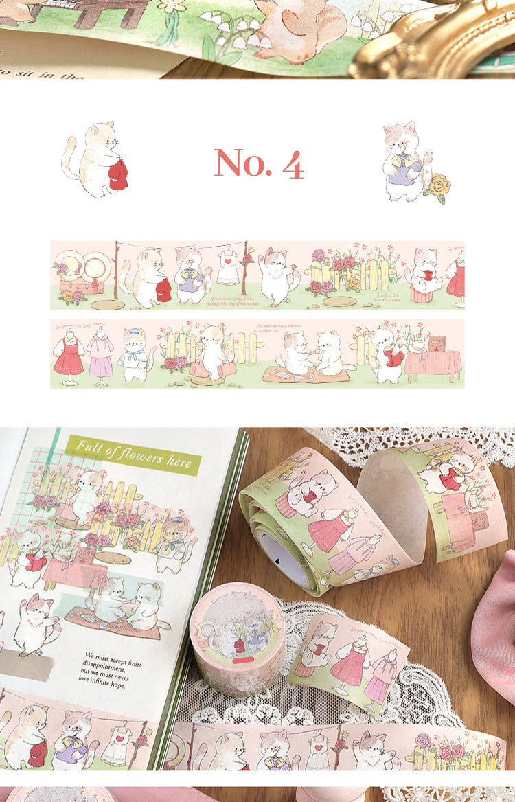 5Product Display of Furry Series Cute Animals Washi Tape_04