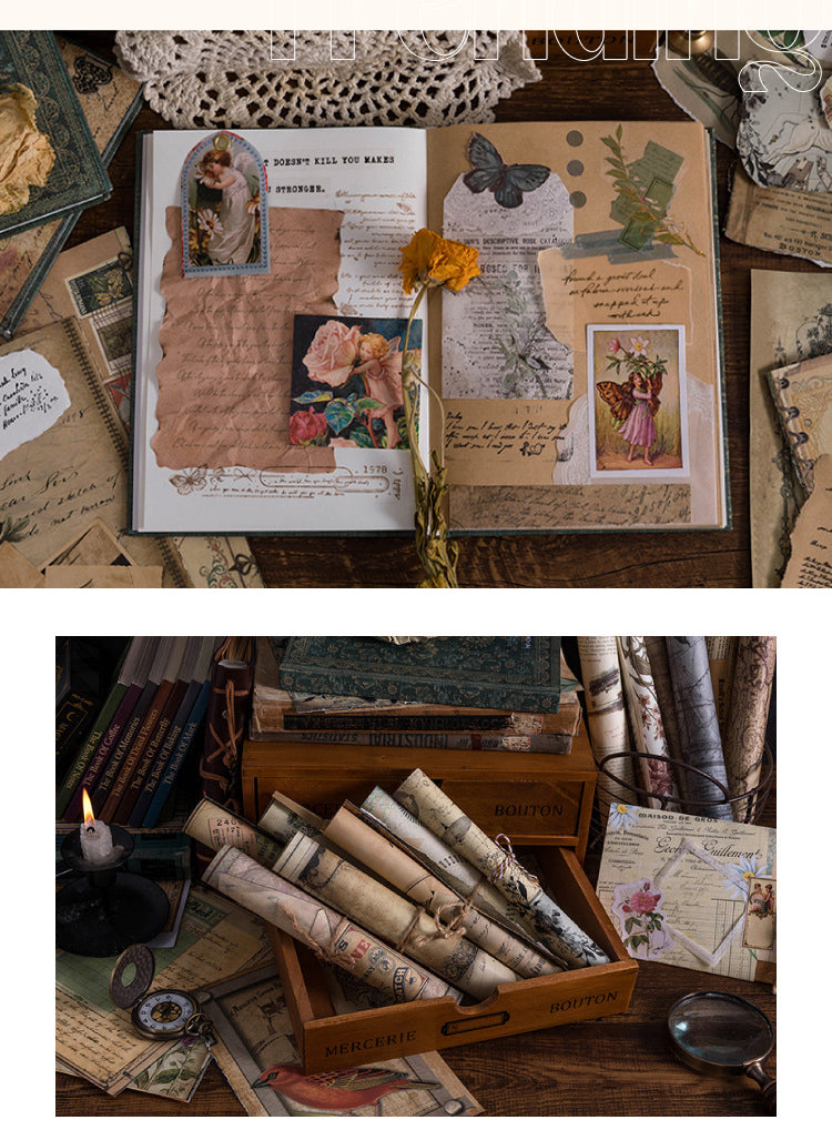 5Product Display of Old Times Vintage Art Scrapbook Notebook4