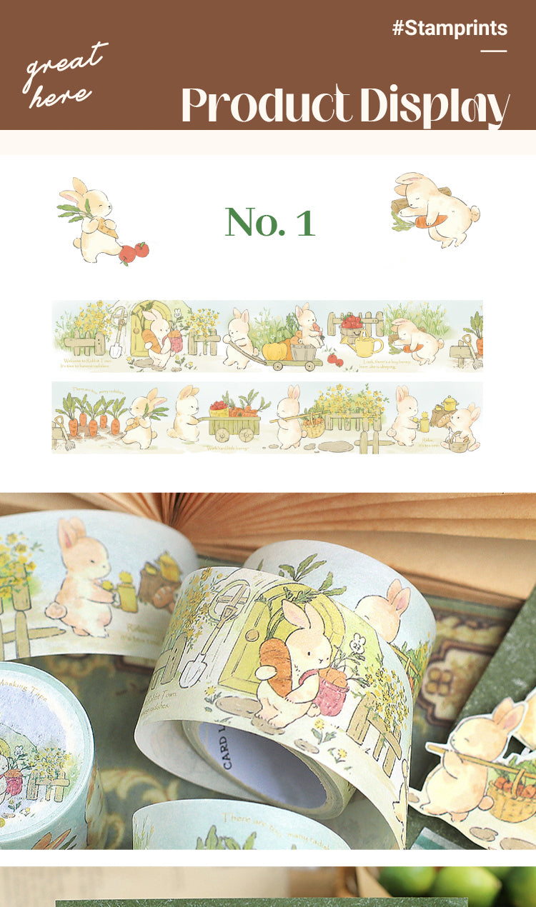 5Product Display of Product Display of Furry Series Cute Animals Washi Tape_01