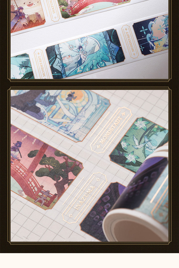 5Product Display of RPG Genshin Impact Washi Tape4