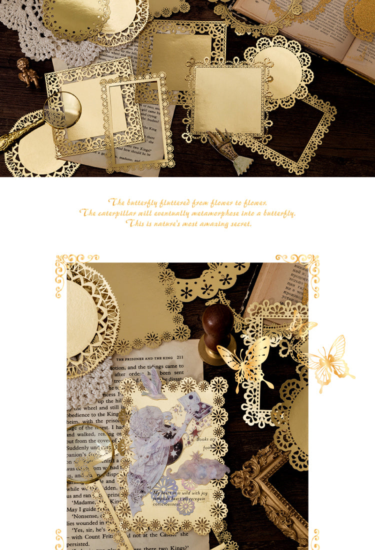 5Product Display of Romantic Story Hollow Lace DIY Decorative Paper8