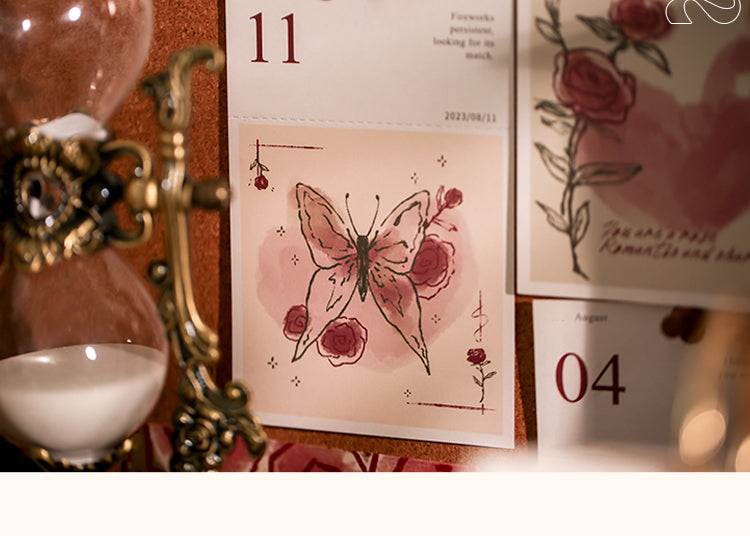 5Product Display of Rose of Time Mini Desk Calendar3