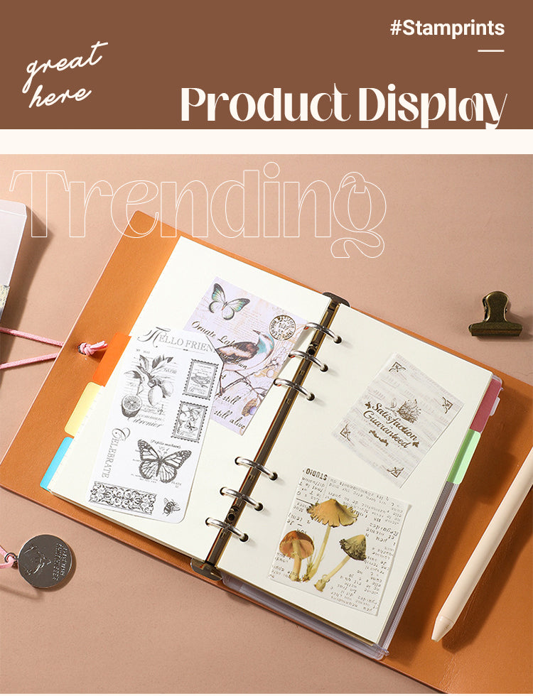 5Product Display of Simple Antler PU Loose-Leaf Notebook1