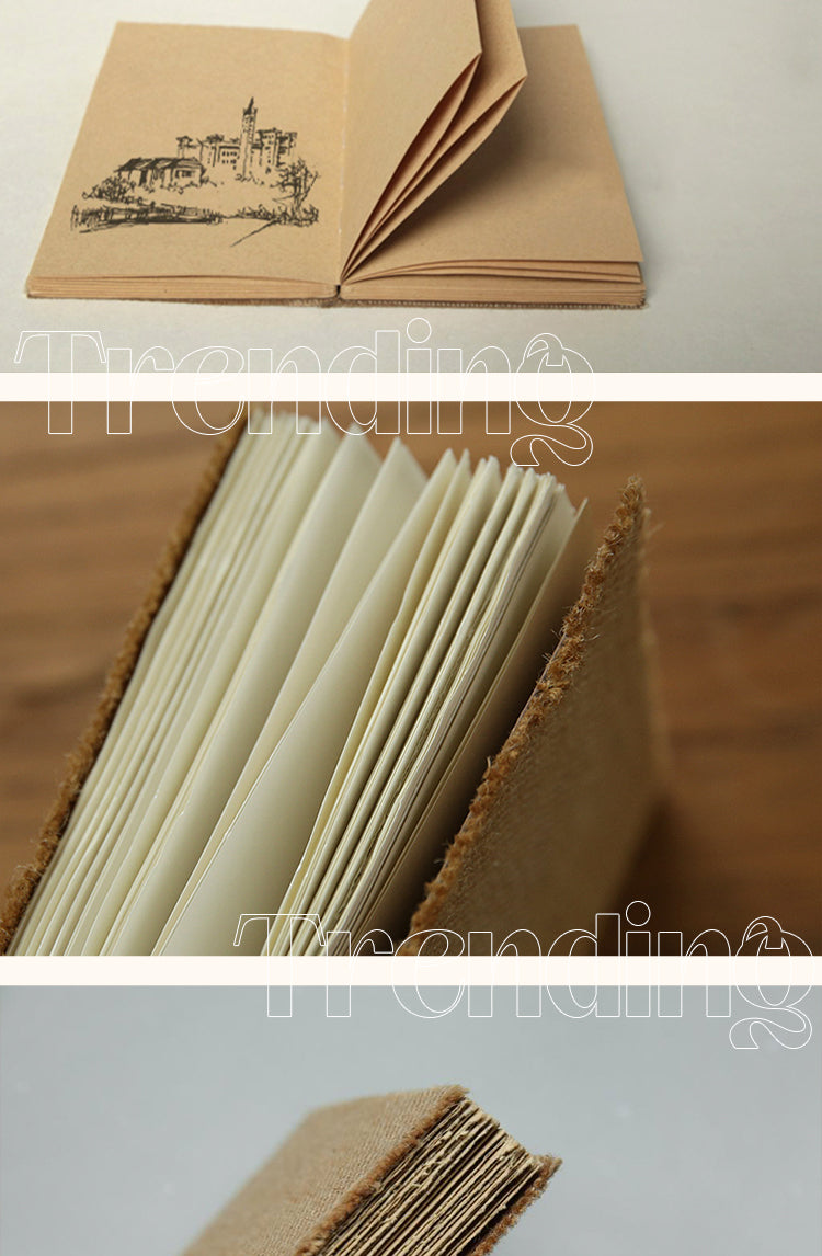 5Product Display of Simple Basic Linen Cover Blank Page Journal2