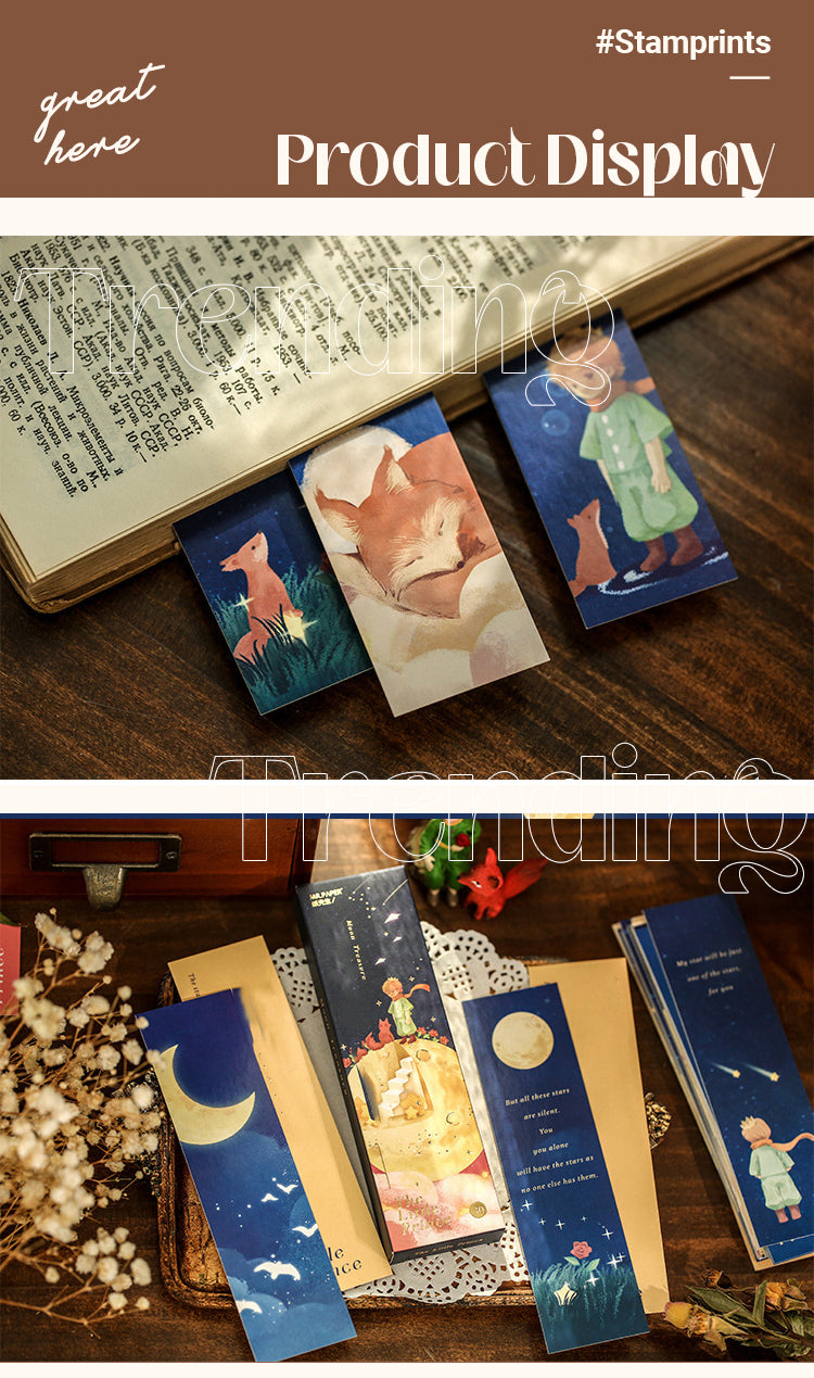 5Product Display of The Little Prince Journal Bookmark1